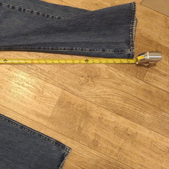 NWD Levi 501 Mens 38x32 Navy Blue Jeans $79 Straight Regular Medium Wash - Picture 5 of 12